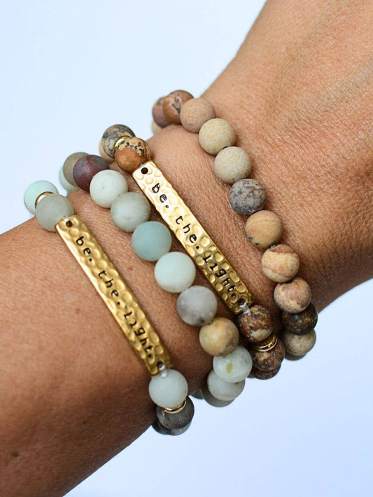 Be The Light Stone Bracelet