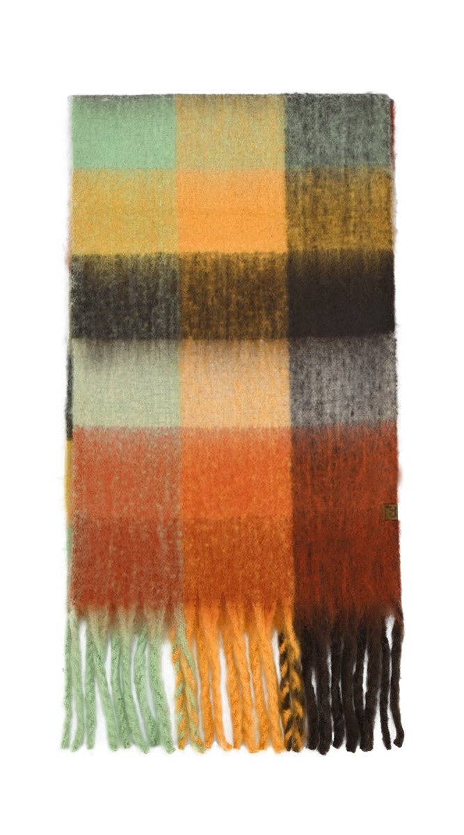 Multi Color Checkered C.C Scarf SFC0125