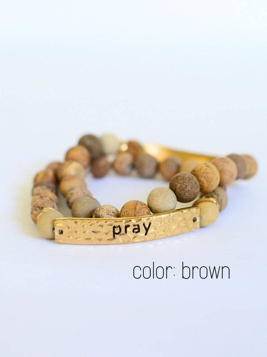 Pray Stone Bracelet