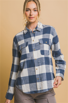 Lightweight Plaid Button Down