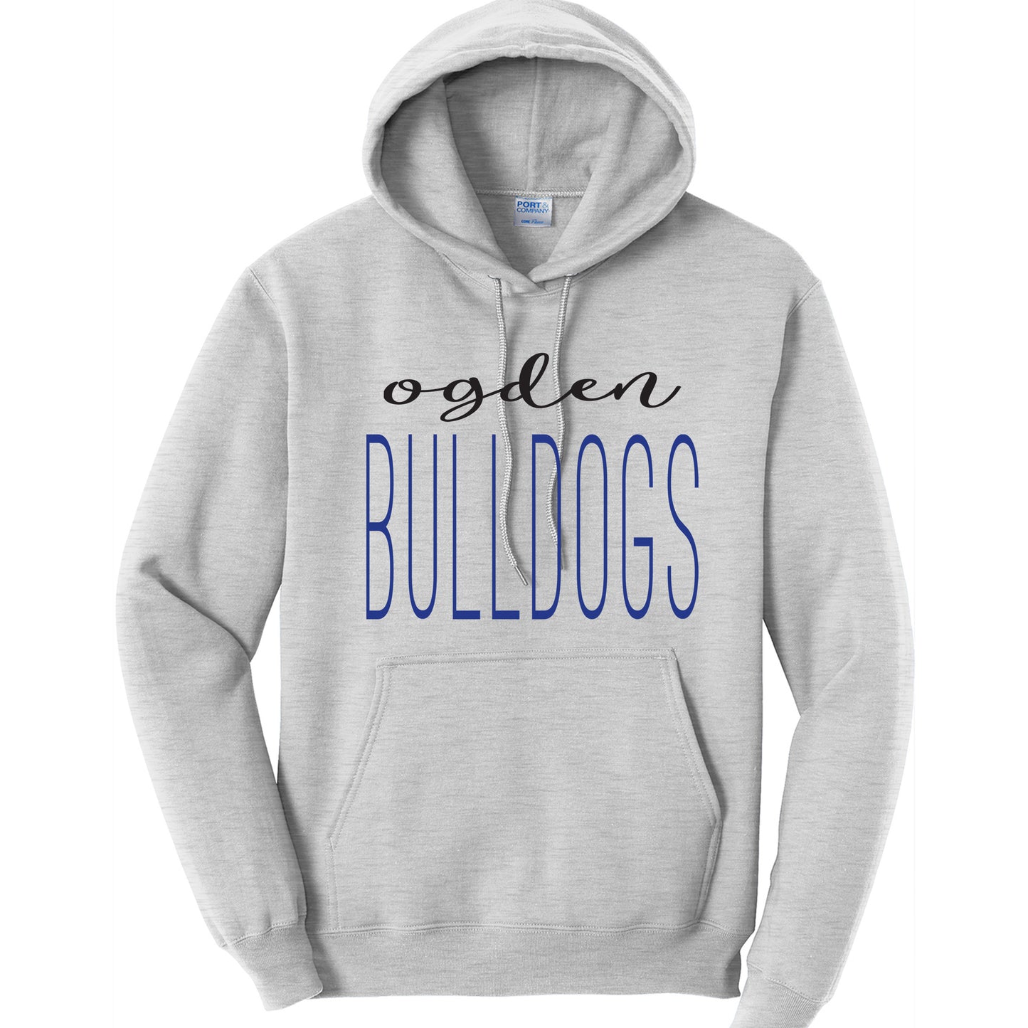 Grey Ogden Bulldogs Hoodie