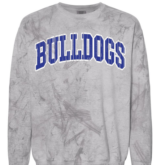 BULLDOGS Distressed Crewneck