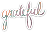 Grateful Sticker